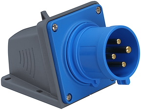 Väggintag, 16A, 3P+J, 230V, 9h, IP44  - 2426073